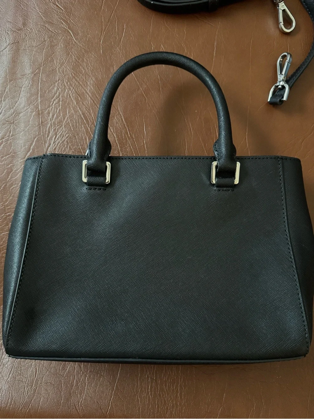 Michael Kors Selma Silver Studded Purse Convertible Crossbody